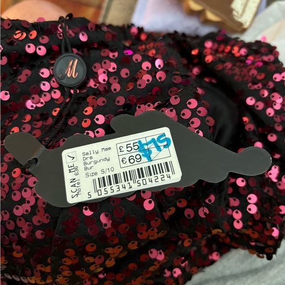 NWT by Motel Sequined Dress Size Small New With Tags - Picture 4 of 8